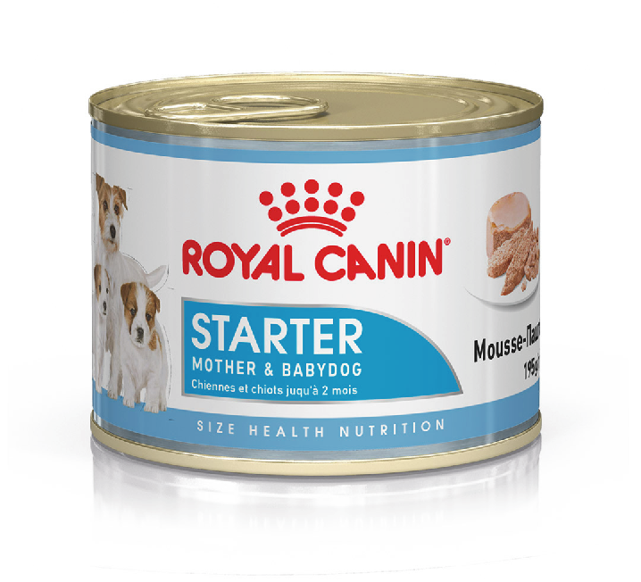 ALIMENTO HÚMEDO PARA PERROS ROYAL CANIN STARTER MOTHER Y BABYDOG 195gr